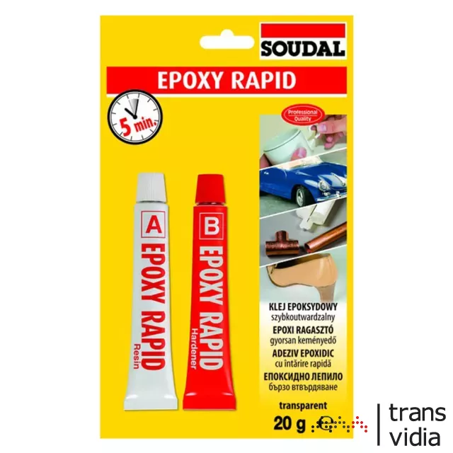 Soudal Epoxy Rapid ragasztó 2x10g (124683)