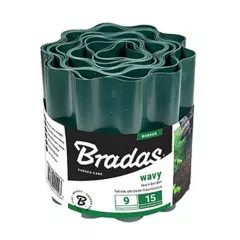 Bradas univerzális ágyásszegély zöld 9mx20cm