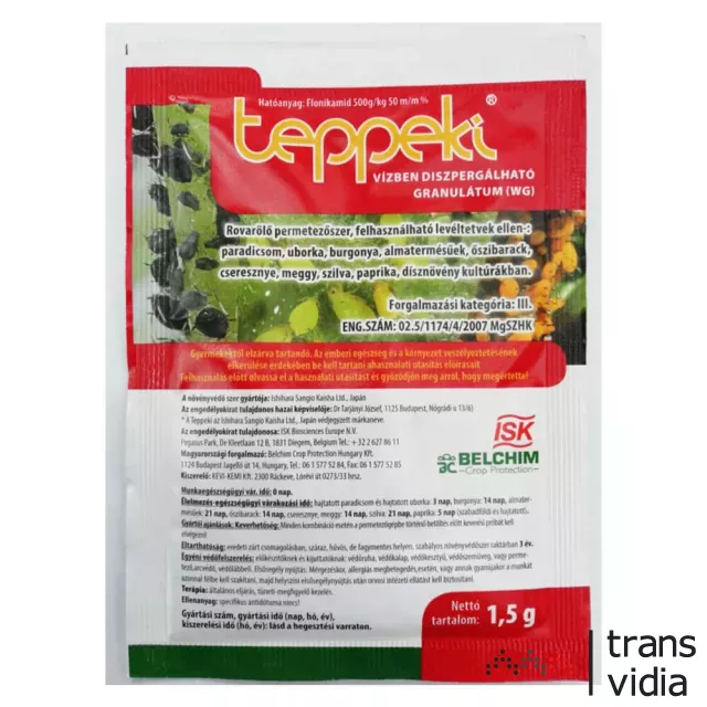 Teppeki 50 WG leveles rovarölő szer 1.5gr