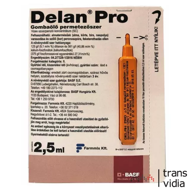 Delan Pro gombaölő szer ampullás 2,5ml