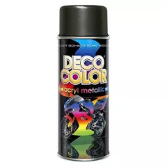 Deco Color Acryl Metallic metál fekete spray 400ml (D15430)