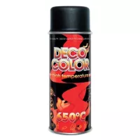 Deco Color hőálló spray 650°C fekete 400ml (D13300)