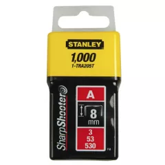 Stanley tűzőkapocs "A" 8mm (3/53/530) 1000db (1-TRA205T)