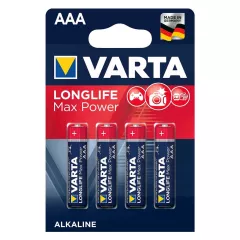 Varta Longlife Max Power Alkáli Ceruza Elem AAA B4 (VLLMPAAA)