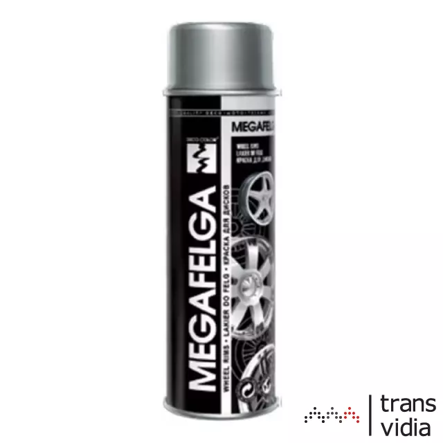 Megafelga akril spray keréktárcsákhoz ezüst 500ml (D22541)