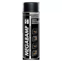 Megabamp akril spray lökhárítókhoz matt fekete 500ml (D23545)