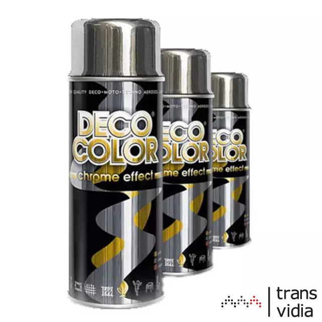 Deco Color chrome effect kóm hatású ezüst spray 400ml (D12240)