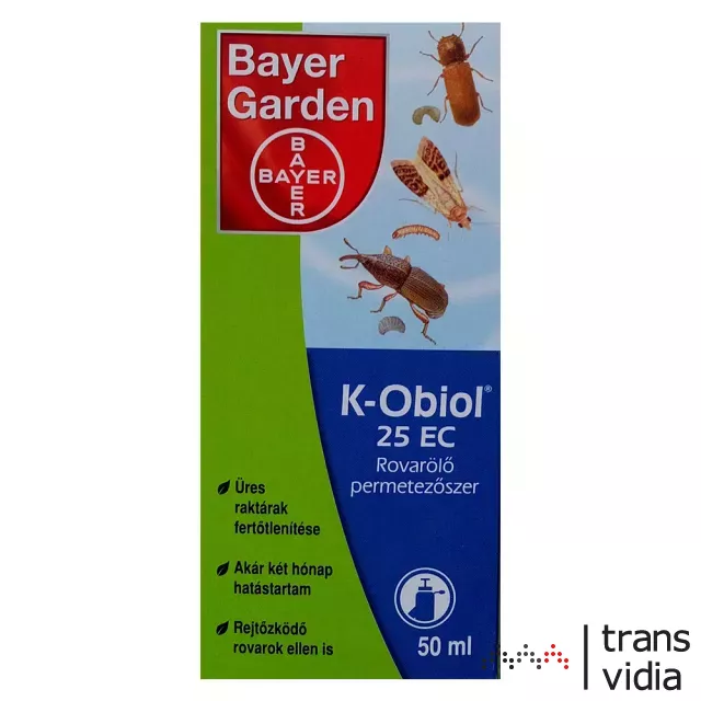 K-Obiol 25 raktár/termény fertőtlenítő szer 50ml