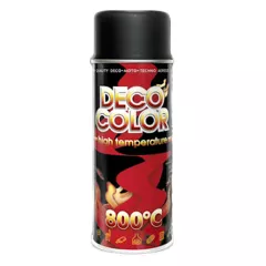 Deco Color hőálló spray 800°C fekete 400ml (133001)