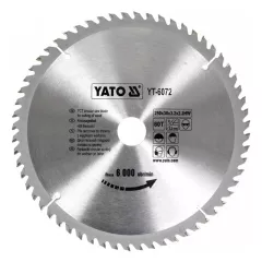 Yato YT-6072 fűrésztárcsa fához 250/30/60