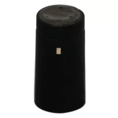 PVC zsugor palackkapszula M31x60 matt fekete (154030)