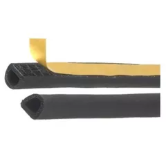 Tömítőprofil öntapadós gumi "D" fekete 21x15mm (3435889)