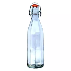 Csatos üveg szögletes 0.5L