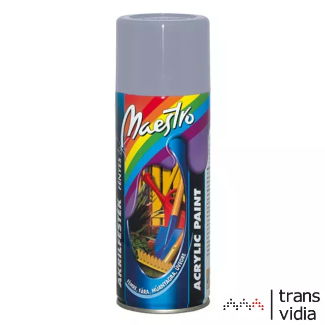 Maestro acélszürke RAL 7011 festék spray 400ml