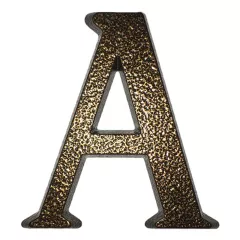 Alumínium házszám "A" betű barna 10cm (3970011)