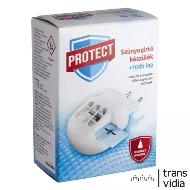 Protect elektromos szúnyogirtó készülék + lapka /10db szúnyogirtó lap/