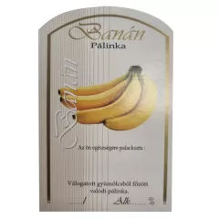 Pálinka címke banán 10db/csomag